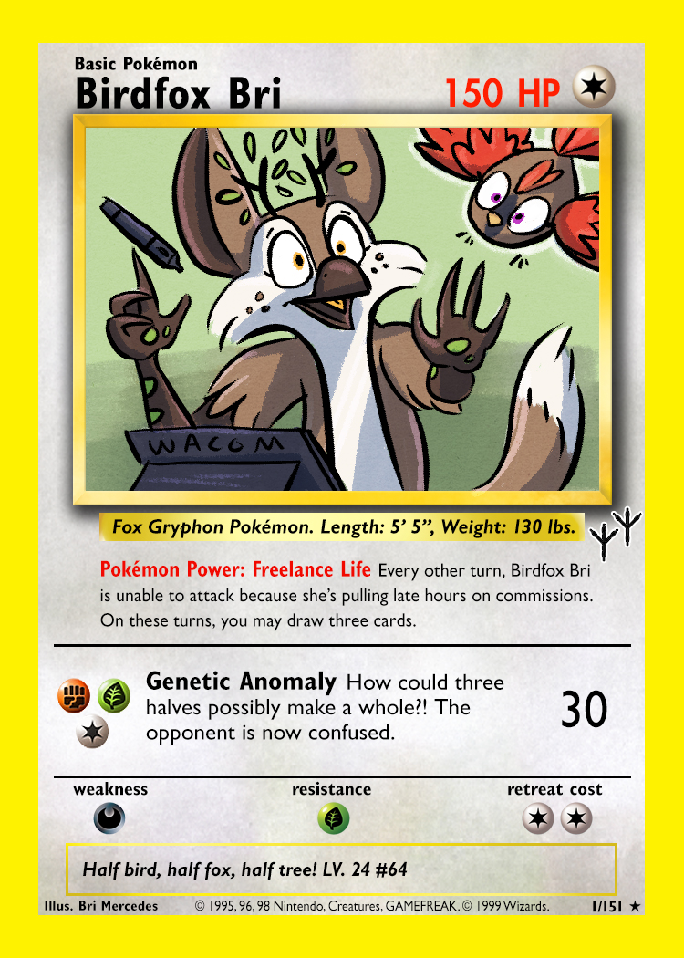 [Pokémon Card Badge] Birdfox Bri