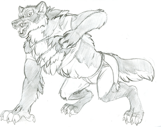 [Commission]-Happy Werewolf