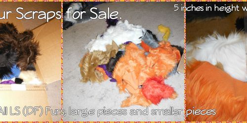 Scrap Box For Sale DF Furs! 15x15x8