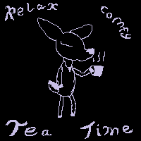 Relax, comfy tea time.