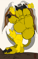 Dragonian, now looming over you~ (COLOUR)