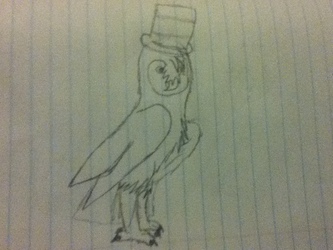 Notebook Doodle: Night Owl