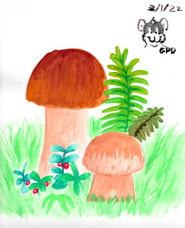Mushroom Painting