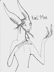 $5 Inked Sketch: Kael'Mar