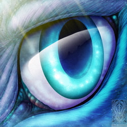 Eyecon Comish - Azure Gaze