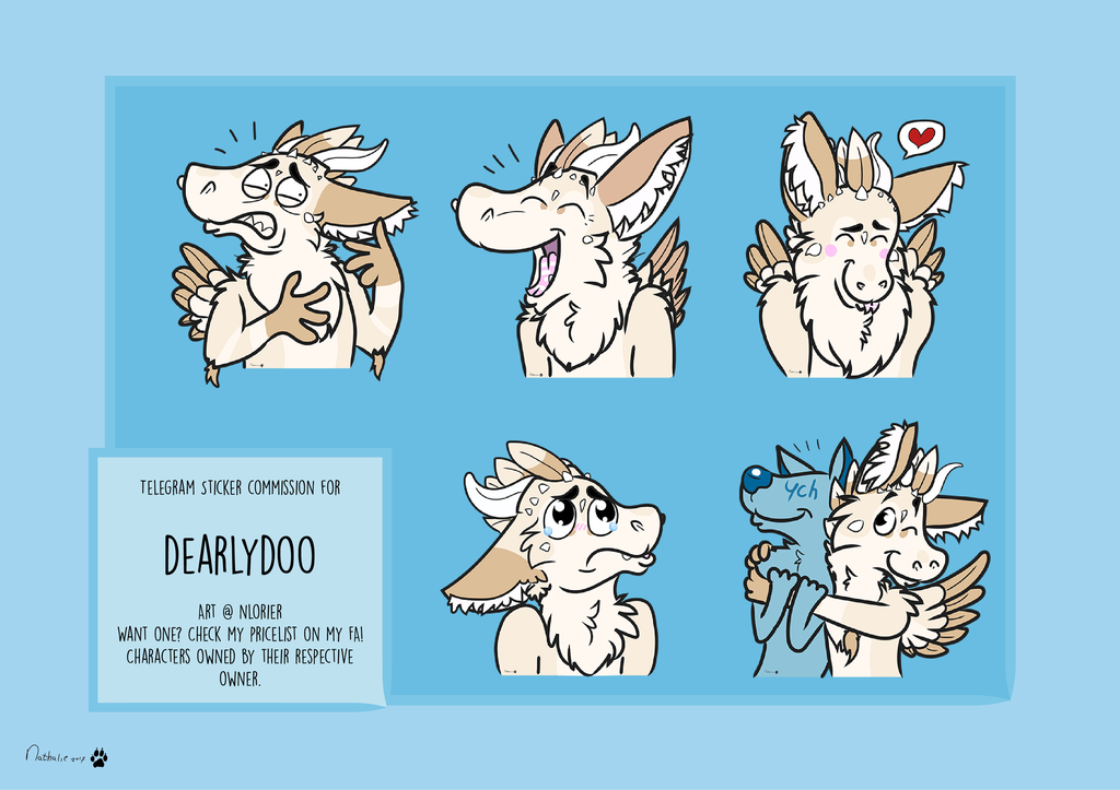 Sticker commission for DearlyDoo