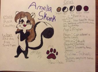 Amelia Skunk Ref Sheet