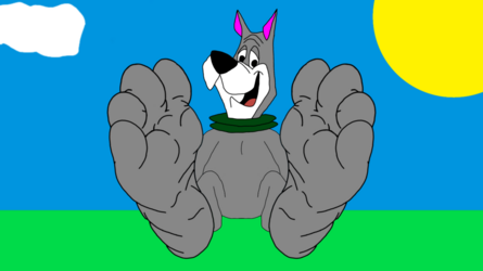 Astro The Dog Feet