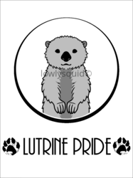 Lutrine Pride Badge