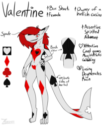 Valentine. A literal card shark