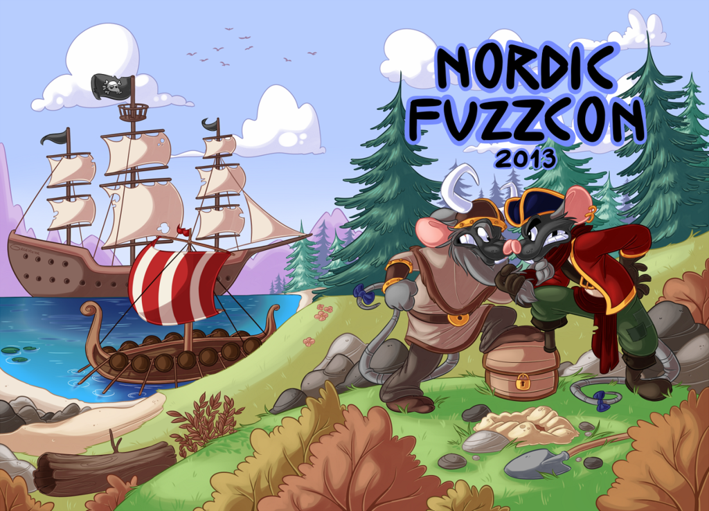 Nordic Fuzzcon 2013 conbook cover