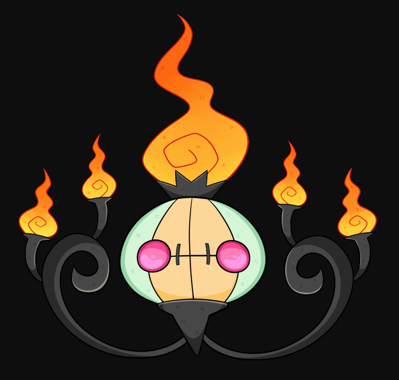 Fuck h8rz chandelure rocks, and the shiny version is even radder! 