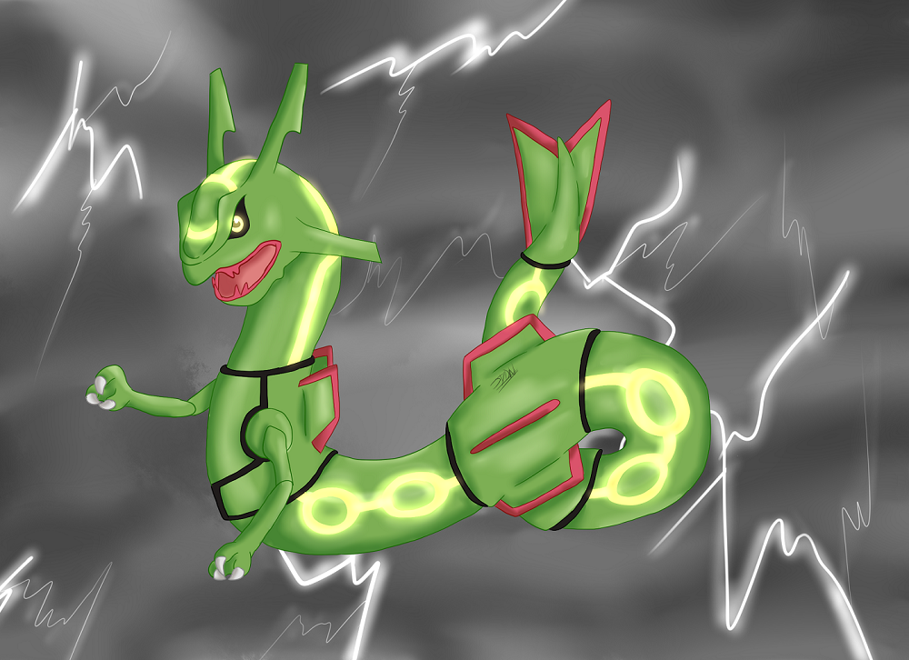 Most recent image: Rayquaza, storm lord