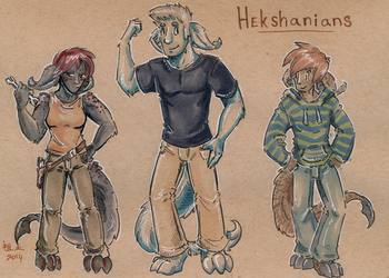 [inhuman] all about Hekshanians