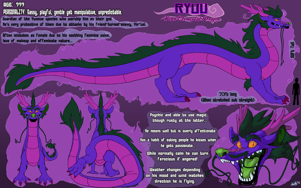 Most recent image: Ryuu Reference Sheet