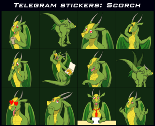 Scorch Telegram Stickers 2
