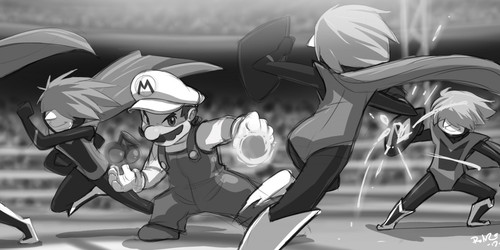 Nintendo the Impossible 3: THE MIGHTY "M" (art by Shonuff44)