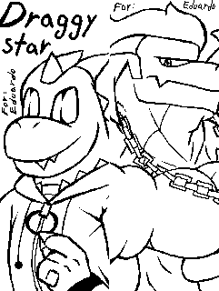 Most recent image: DraggyStar & Kai Drandro (Drawn by Luis)