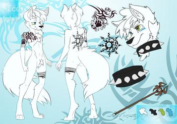 Icy Wolf Reference sheet, 