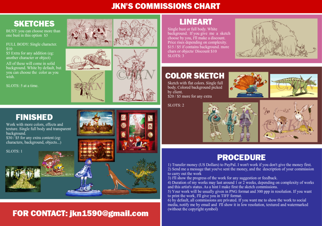 COMMISSIONS'R OPEN!