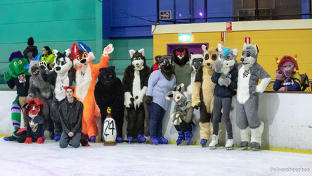 Furries on Ice 2018: Group Photo
