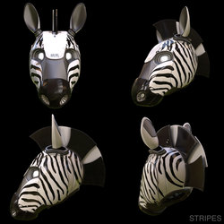 STRIPES - Zebra Enviro-Helmet