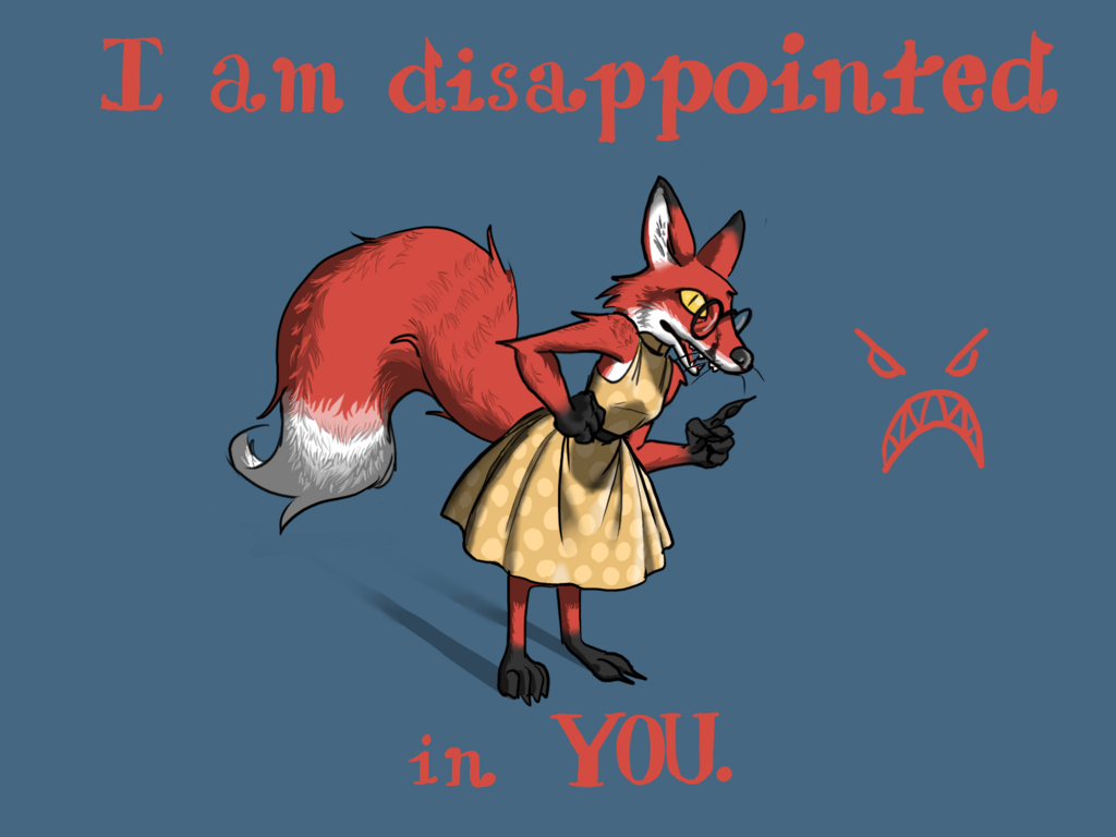 Disappointed (Colored)