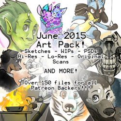 June Art Pack is up!