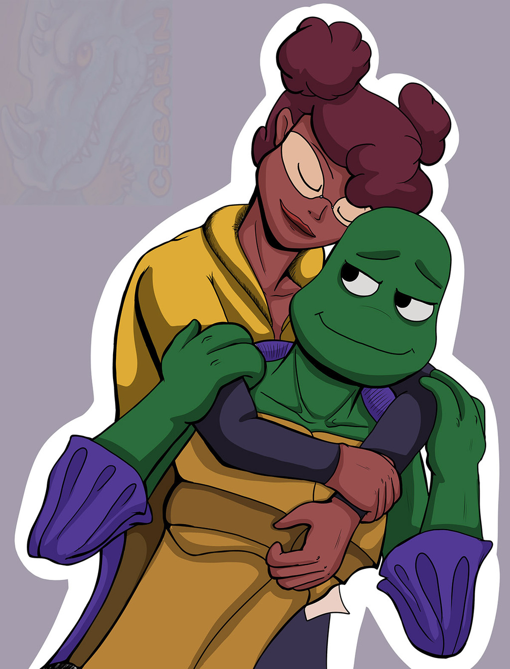 [FANART] April and Donnie