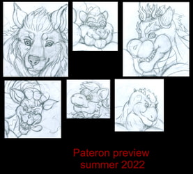 summer sketch 2022 prt 2, 6 sketches