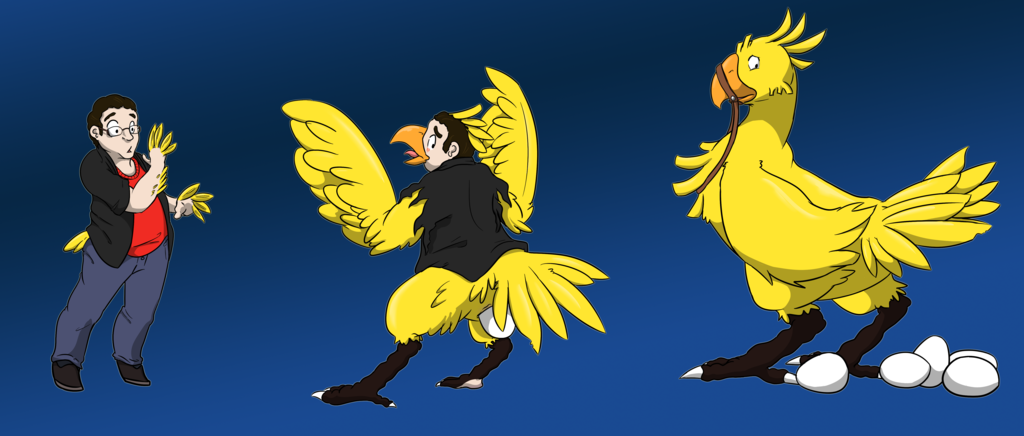Mogg is now a chocobo~