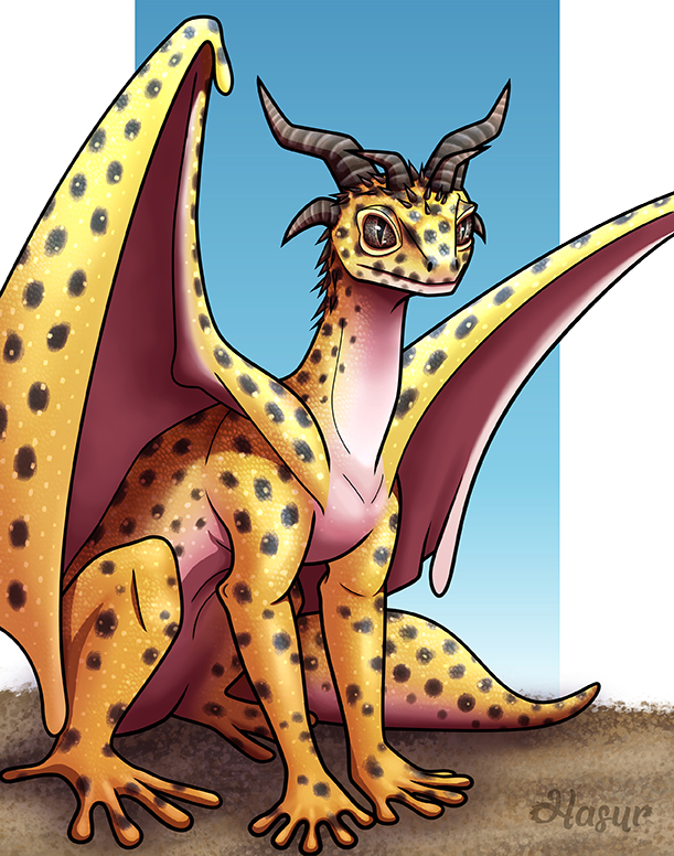 Most recent image: Killy, gecko-dragon