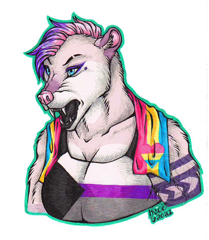 Most recent image: Kae - Pride Bust Commission