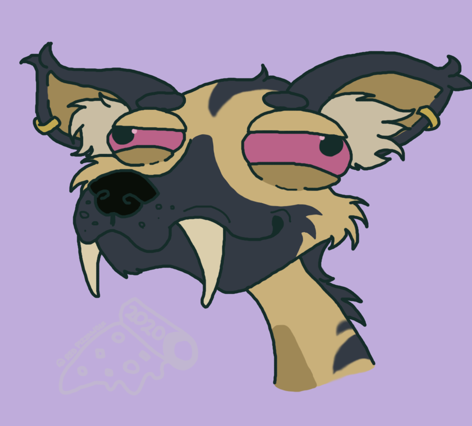 Oz hyena - Derp headshot