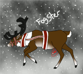 Blinking reindeer