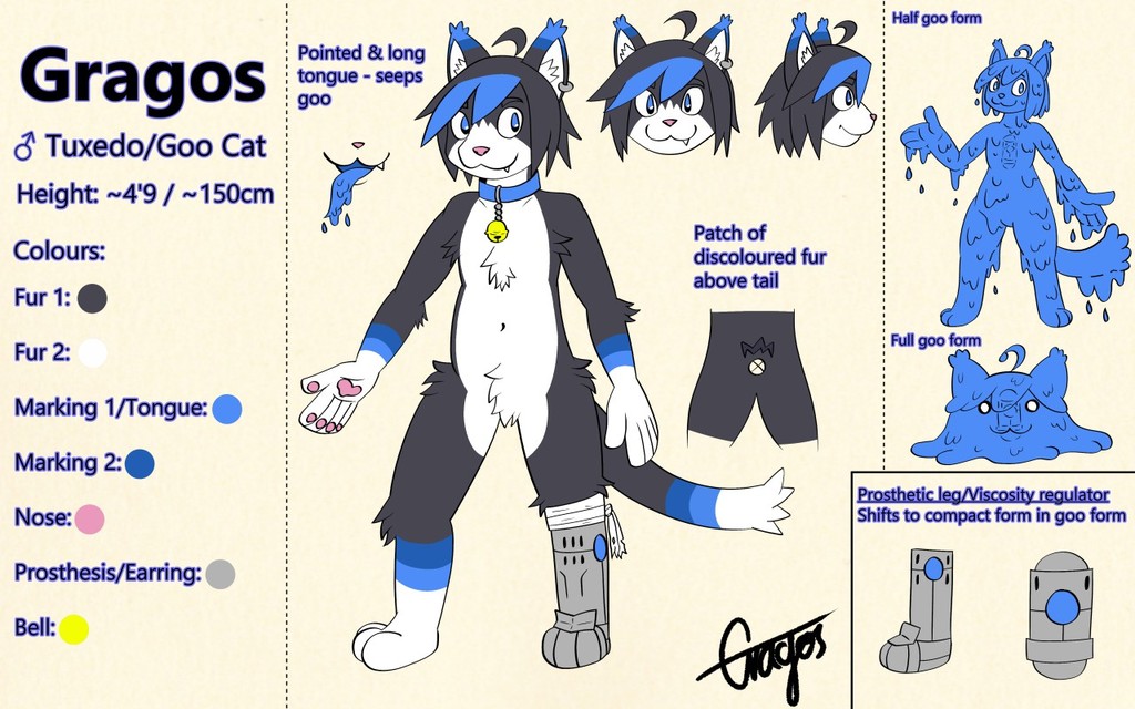 Most recent image: Gragos Reference Sheet 2017/2018