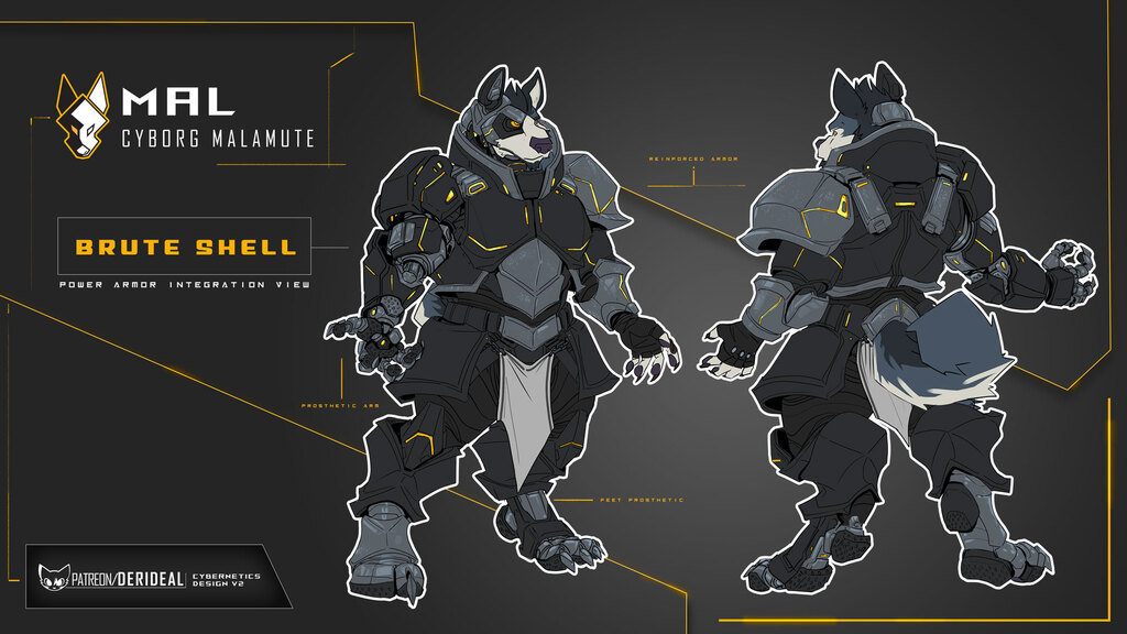 Mal heavy armor suit design