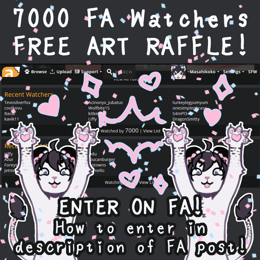 FREE ART RAFFLE - 7K FA Watchers!!