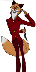 Corporal Murderfox Salutes You (with colors)