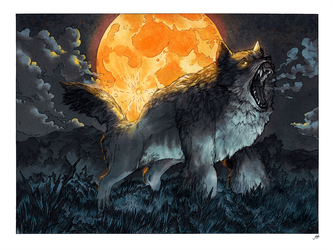 Werewolf Triptych: Harvest Werewolf