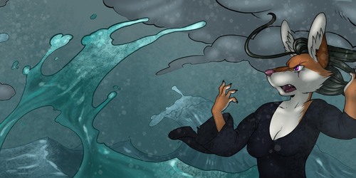 Kali Summons a Storm (by Floe)