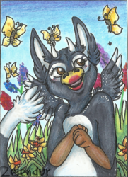 ACEO #33 Spring Fever