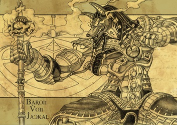 Baron Von Jackal Fantasy Knight Armor Commission