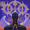 Pixel-Art: Priest