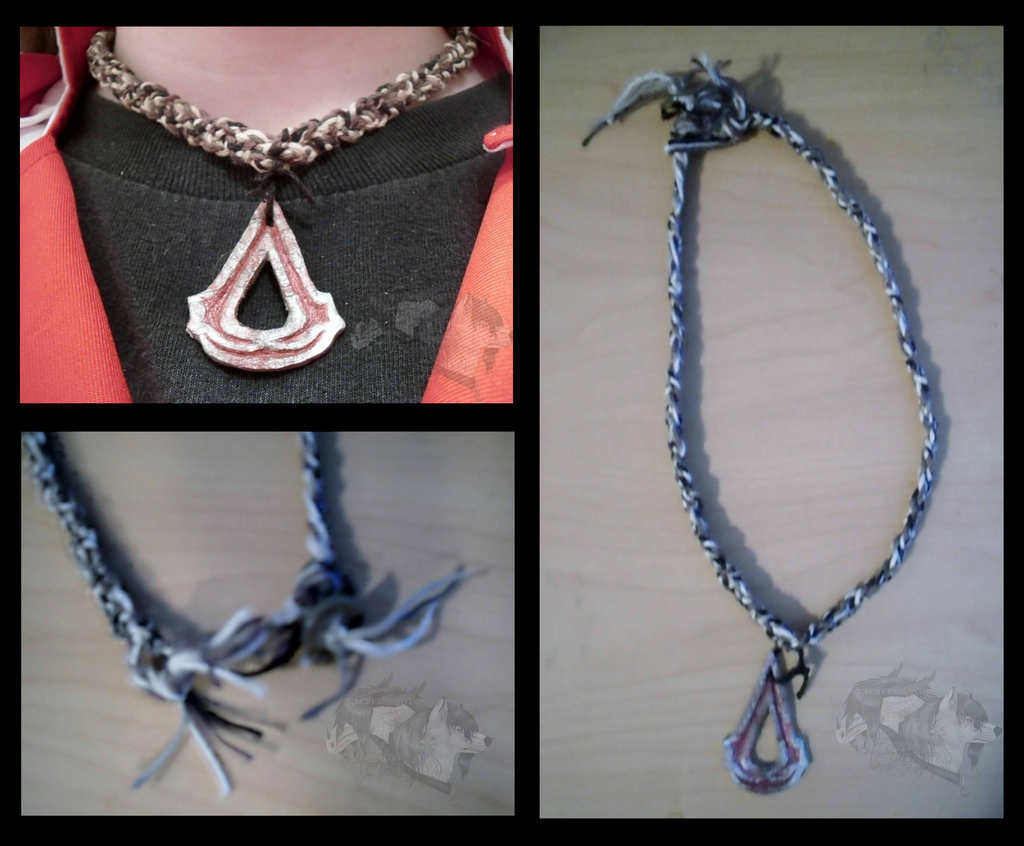 Assassin's Creed logo necklace