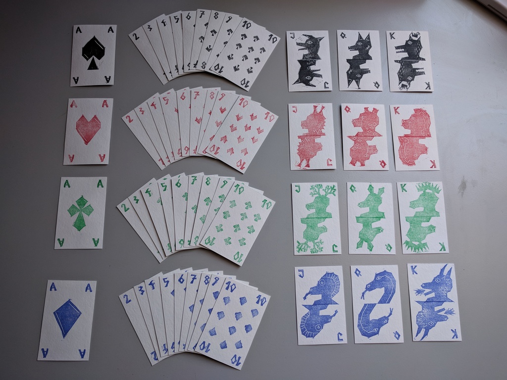 Furry Playing Cards