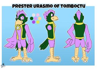 Character Reference Sheet - Prester Urasmo