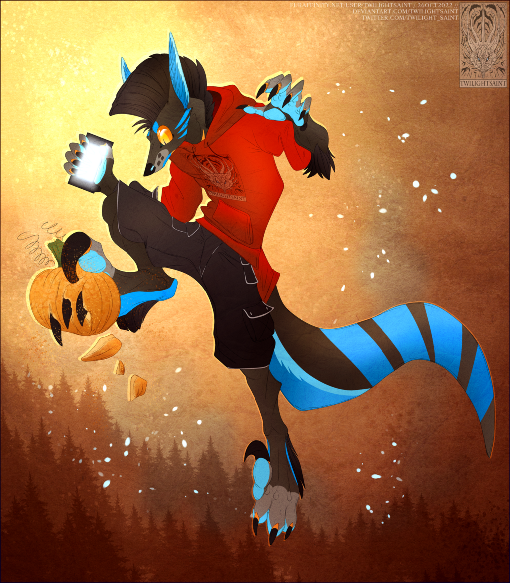 Personal Art and Story - Raze and The Perfect Pumpkin 