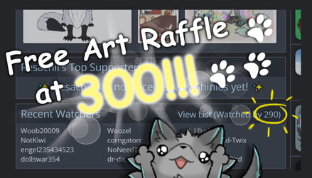 Almost to 300! Raffle