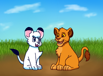 Kimba and Simba